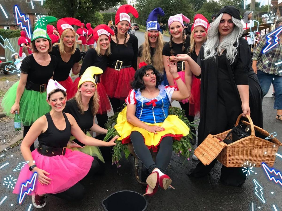 It's Wheelbarrow Race Day!