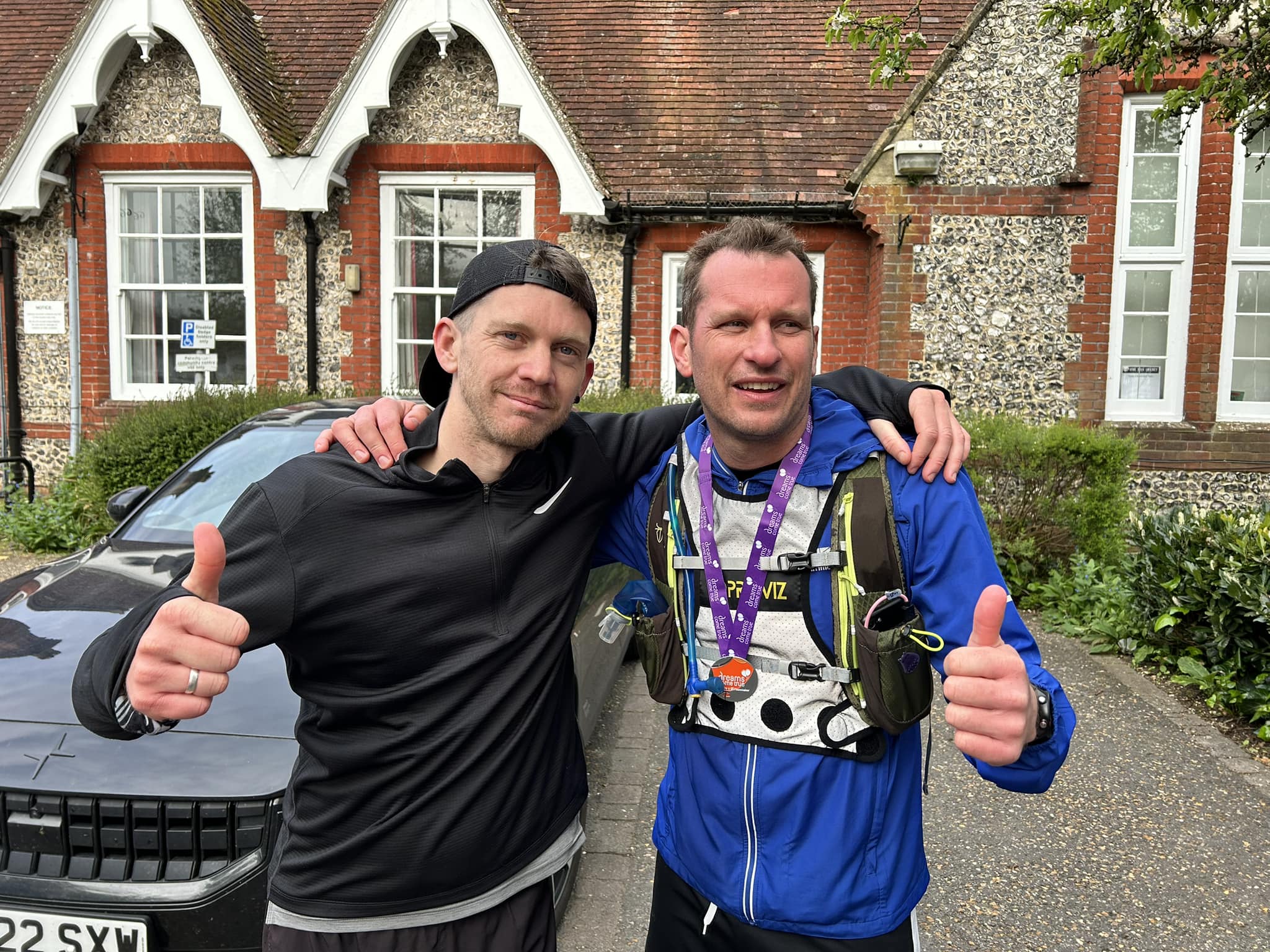 Nick and Gregor complete epic marathon journey.